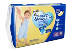 FRALDA MAMYPOKO DIA&NOITE GIGA XG 52UN