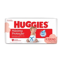 Fralda Huggies Máxima Proteção XXXG 42 unidades