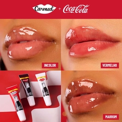 Hidratante Labial Carmed Coca Coca Vermelho 10g