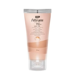 Protetor Solar Facial Libbs Filtrum FPS 70 Color Cor 1.0 50g