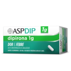 Aspdip Dipirona 1g 10 Compimidos