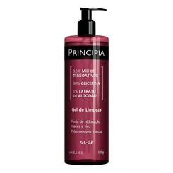 Gel de Limpeza Principia Skincare Tensoativos+Glicerina+Extrato de Algodão GL-03 350ml