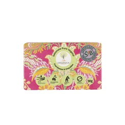 Sabonete Puro Vegetal Framboesa Orquidea 90g - ORGANICA