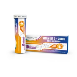 ANIMATIV VITAMINA C+ZINCO 10CP EFER