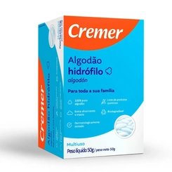 Algodão Hidrófilo Cremer Caixa 50G