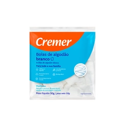 Algodão Cremer Bolas Embalagem 50G