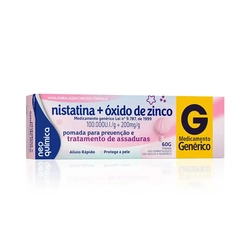 NISTATINA+ZINCO OXIDO POM 60G
