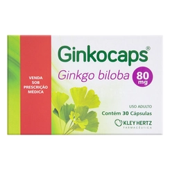 GINKOCAPS 80MG C/30CAPS (HTZ)
