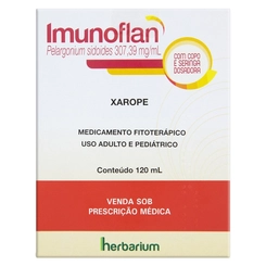 Imunoflan Pelargonium Sidoides  Xarope 120ml - HERBARIUM