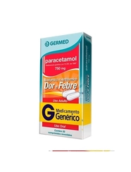 PARACETAMOL 750MG 20 COMPRIMIDOS