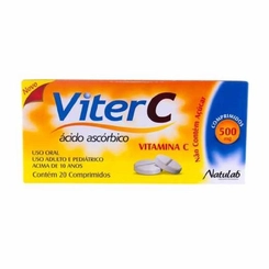 Viter C + Zinco 1g+10mg  10Comprimidos Efervescentes-NATULAB