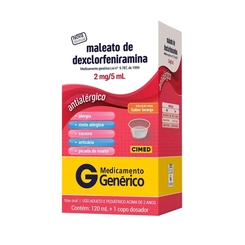 Dexclorfemiramina Xarope 120ml - CIMED