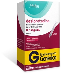 Desloratadina 0,5mg/ml Xarope 100ml - MEDLEY
