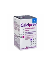 Carbonato De Cálcio Calciprev 500Mg 60 Comprimidos