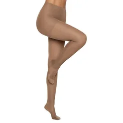 Meia Calça Feminina Média Compressão Mel Pequena Ref. 411631