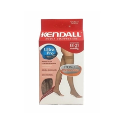 Meia Medicinal Kendall Mc Coxa 7/8 Grande Mel Com Silicone