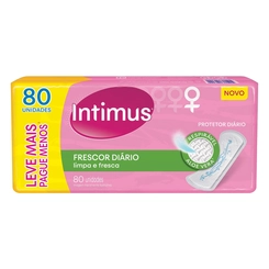 Protetor Diário Intimus Frescor Diário 80 unidades - INTIMUS