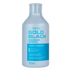 Condicionador Amend Gold Black Definitive Liss Frasco 250ml