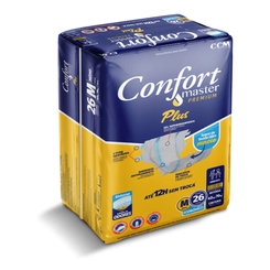 Fralda Geriatrica Confort Premium Plus Econ M 26Unidades