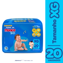 Fralda Turma da Mônica Baby XG - 20 Unidades