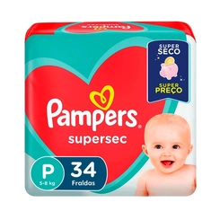 Fralda P Pampers Supersec 34 Unidades