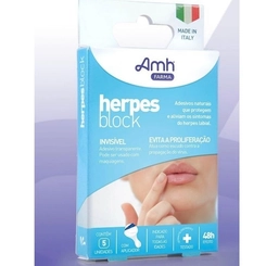 Adesivo Labial Herpes Block Amh Farma - 5 Unidades