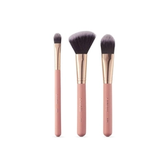 Lanossi Beauty & Care Kit De 3 Pincéis Rose Gold
