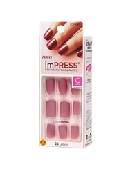 Unhas Impress Ult Fit Curto Classic Kiss New York