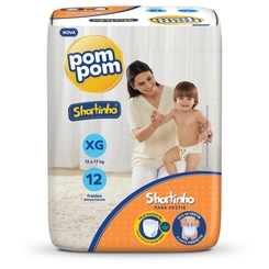 Fralda Shortinho Jumbinho Xg 12 Unidades - POMPOM