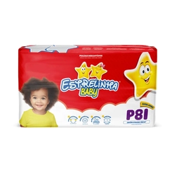 Fralda Estrelinha Sup Jumbinho P 81Unidades