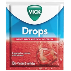 Pastilhas Vick Cereja 5 Unidades - P&G