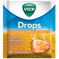 Pastilha Mentol Vick 5Un