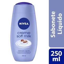 Sabonete Líquido Nivea Creme Soft Milk Frasco 250ml