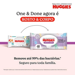 Lencos Umedecidos Huggies One&Done Com 48 Unidades