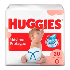 Fralda Huggies Máxima Proteção G 20 Unidades
