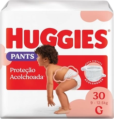 Fralda Huggies Proteção Acolchoada G 30 Unidades