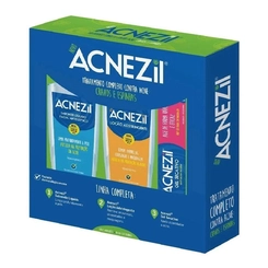 Kit Acnezil Sabonete Liquido Facial+Gel Sec+Loc