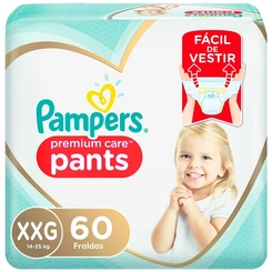 Fralda Pampers Premium Care Pants XXG - 60 Unidades
