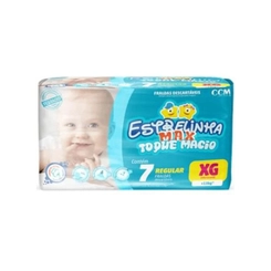 Fralda Estrelinha Max Sup Reg G 7Unidades