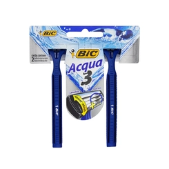 Aparelho de Barbear BIC3 Acqua, Blister com 2 unidades