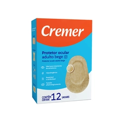 Protetor Ocular Cremer Adulto Bege 12Unidades