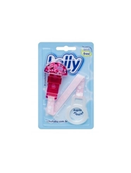 Prendedor De Chupeta Lolly Oceano Rosa 1Unidade