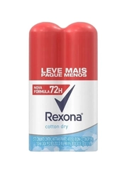 Kit Deo Aerosol Rexona Cotton 2Unidades 90G
