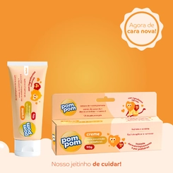Creme Para Assaduras Amêndoas Pom Pom 90G