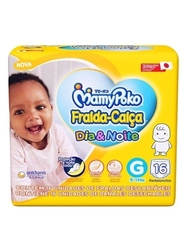 Fralda Mamypoko Calcinha Regular Dia e Noite 16 Unidades