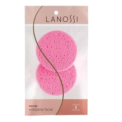 Esponja De Maquiagem Lanossi Esfoliante C/2Unidades