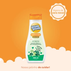 Condicionador Infantil Camomila Pom Pom 200Ml