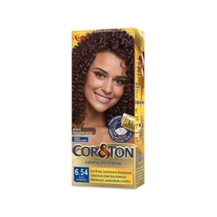 Tintura Creme Cor&Ton Niely 6.54 Acaju Acobreado
