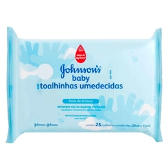 Lenços Umedecidos Johnson Baby Hora De Brincar 25 Unidades