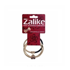 Elastico para Cabelo Enfeite Dourado 2 Unidades - ZALIKE